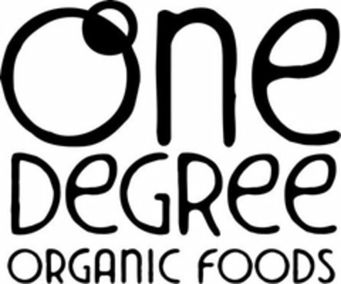 ONE DEGREE ORGANIC FOODS Logo (USPTO, 08.07.2011)