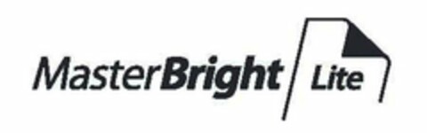 MASTERBRIGHT LITE Logo (USPTO, 07/11/2011)