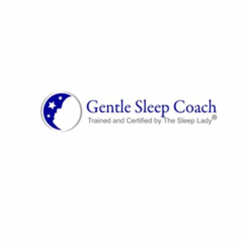 GENTLE SLEEP COACH TRAINED AND CERTIFIED BY THE SLEEP LADY Logo (USPTO, 11/10/2011)