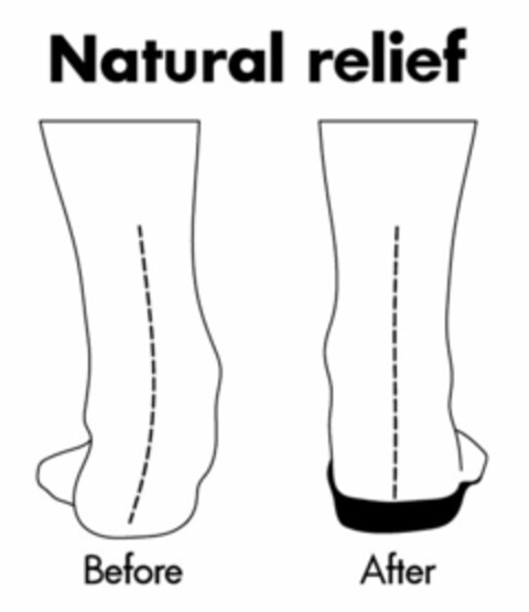 NATURAL RELIEF BEFORE AFTER Logo (USPTO, 04/19/2012)