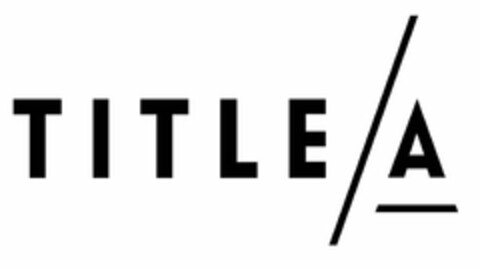 TITLE A Logo (USPTO, 08/20/2013)