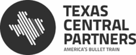 TEXAS CENTRAL PARTNERS AMERICA'S BULLET TRAIN Logo (USPTO, 07.11.2014)