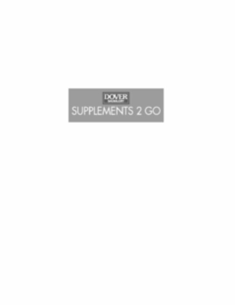 SUPPLEMENTS 2 GO DOVER SADDLERY Logo (USPTO, 15.09.2015)