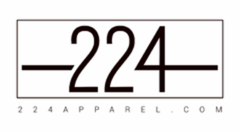 224 224APPAREL.COM Logo (USPTO, 28.10.2015)