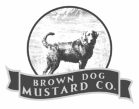 BROWN DOG MUSTARD CO. Logo (USPTO, 14.03.2016)