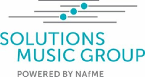 SOLUTIONS MUSIC GROUP POWERED BY NAFME Logo (USPTO, 05/19/2016)