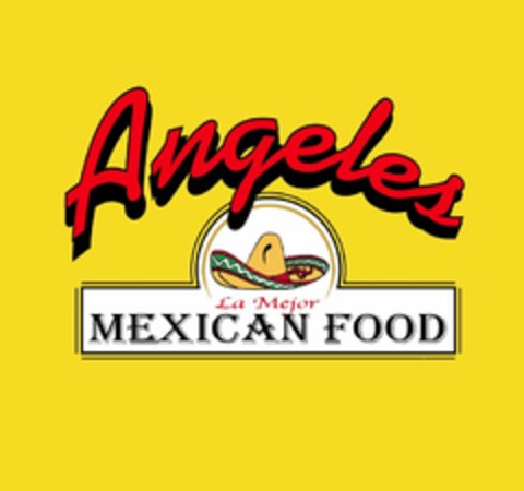 ANGELES LA MEJOR MEXICAN FOOD Logo (USPTO, 12/12/2016)