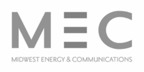 MEC MIDWEST ENERGY & COMMUNICATIONS Logo (USPTO, 17.07.2017)