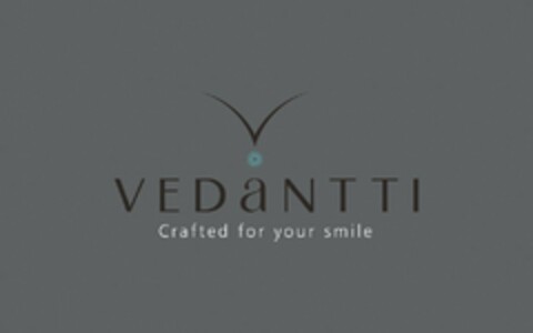 V VEDANTTI CRAFTED FOR YOUR SMILE Logo (USPTO, 21.07.2017)