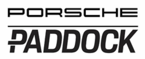 PORSCHE PADDOCK Logo (USPTO, 23.08.2017)