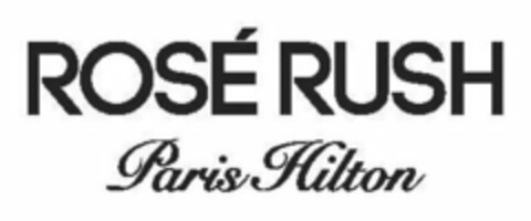 ROSÉ RUSH PARIS HILTON Logo (USPTO, 12.10.2017)