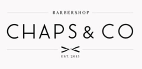 CHAPS & CO BARBERSHOP EST. 2015 Logo (USPTO, 27.10.2017)