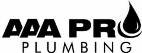 AAA PRO PLUMBING Logo (USPTO, 05.03.2018)