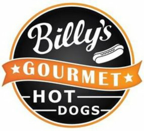 BILLY'S GOURMET HOT DOGS Logo (USPTO, 07.05.2018)