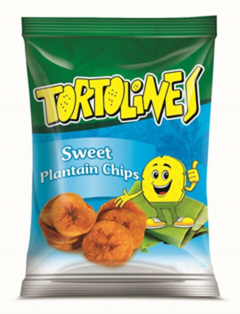 TORTOLINES SWEET PLANTAIN CHIPS Logo (USPTO, 20.09.2018)