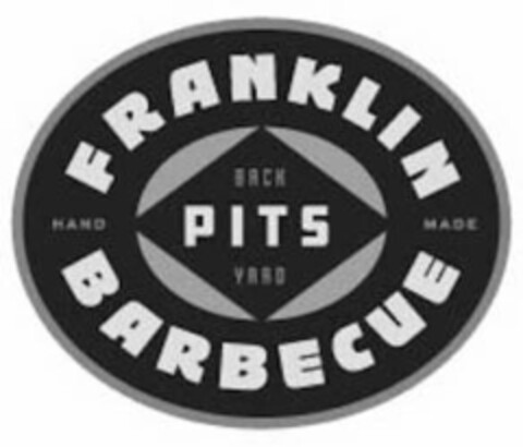 FRANKLIN BARBECUE HAND MADE BACK YARD PITS Logo (USPTO, 06.12.2018)