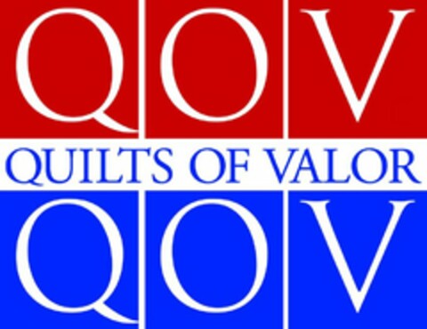 QOV QUILTS OF VALOR QOV Logo (USPTO, 07/16/2019)