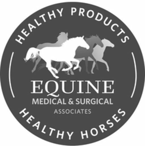 HEALTHY PRODUCTS HEALTHY HORSES EQUINE MEDICAL & SURGICAL ASSOCIATES Logo (USPTO, 02.10.2019)