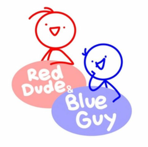 RED DUDE & BLUE GUY Logo (USPTO, 13.08.2020)