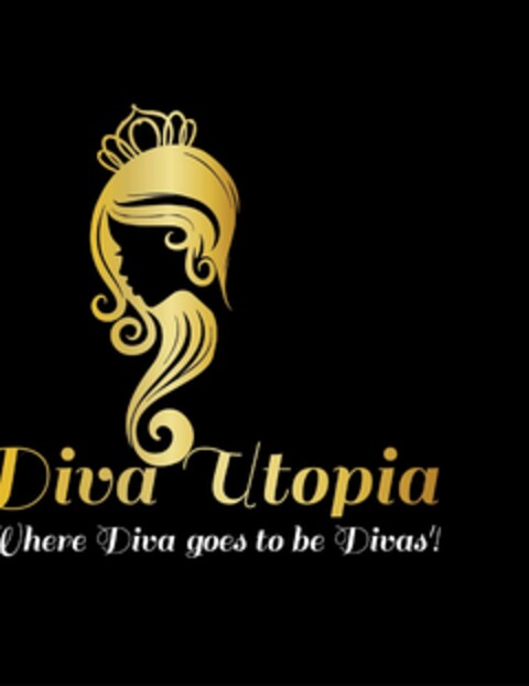DIVA UTOPIA , WHERE DIVAS' GOES TO BE DIVA. Logo (USPTO, 09/02/2020)