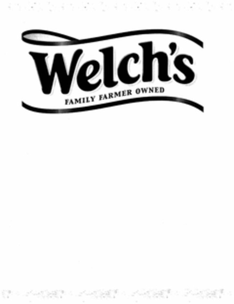 WELCH'S FAMILY FARMER OWNED Logo (USPTO, 28.07.2009)