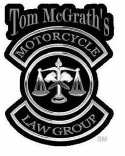 TOM MCGRATH'S MOTORCYCLE LAW GROUP Logo (USPTO, 19.02.2010)