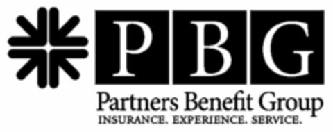 PBG PARTNERS BENEFIT GROUP INSURANCE. EXPERIENCE. SERVICE. Logo (USPTO, 13.05.2010)