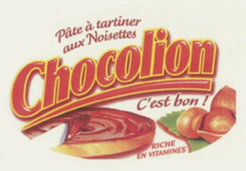 CHOCOLION PÂTE À TARTINER AUX NOISETTES C'EST BON! RICHE EN VITAMINES Logo (USPTO, 20.01.2011)
