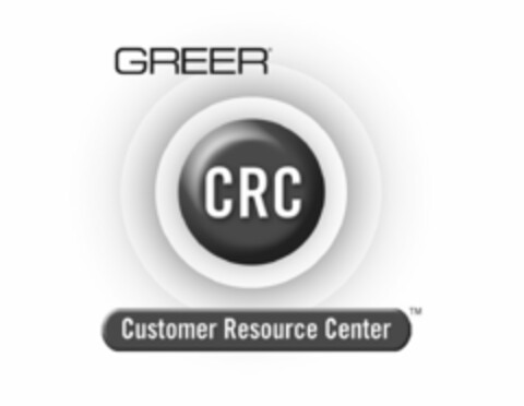 GREER CRC CUSTOMER RESOURCE CENTER Logo (USPTO, 11.08.2011)
