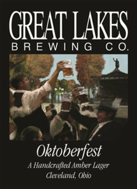 GREAT LAKES BREWING CO. OKTOBERFEST A HANDCRAFTED AMBER LAGER CLEVELAND, OHIO Logo (USPTO, 29.09.2011)