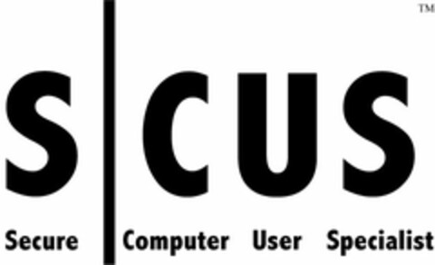 S|CUS SECURE COMPUTER USER SPECIALIST Logo (USPTO, 01/31/2012)