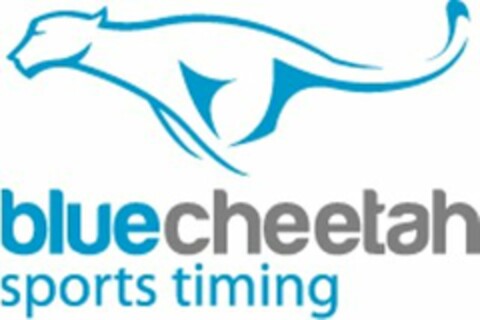 BLUE CHEETAH SPORTS TIMING Logo (USPTO, 02/22/2012)