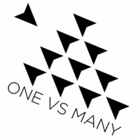 ONE VS MANY Logo (USPTO, 22.08.2012)