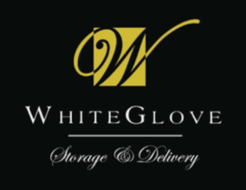 WHITE GLOVE STORAGE & DELIVERY Logo (USPTO, 10.09.2012)