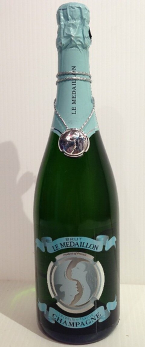 LE MEDAILLON BRUT LE MEDAILLON PRODUCT OF FRANCE CHAMPAGNE Logo (USPTO, 02.01.2013)