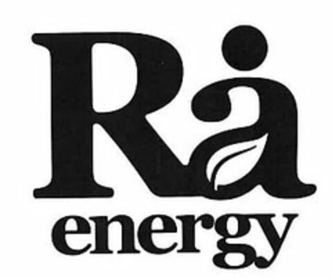 RA ENERGY Logo (USPTO, 08.04.2013)