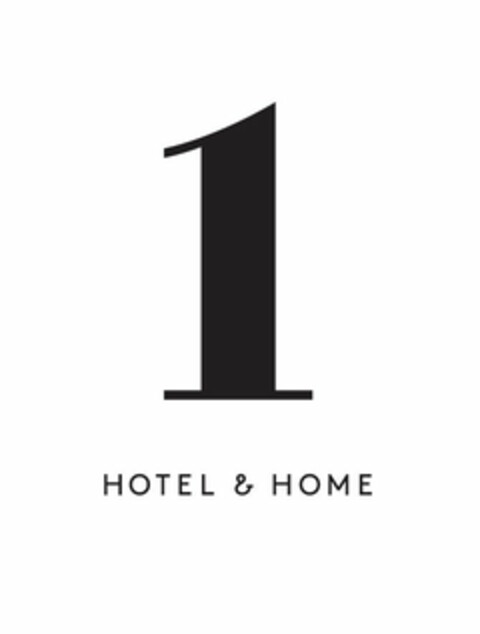 1 HOTEL & HOME Logo (USPTO, 10.09.2013)