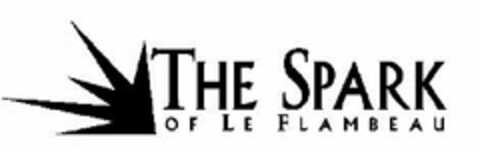 THE SPARK OF LE FLAMBEAU Logo (USPTO, 14.10.2013)