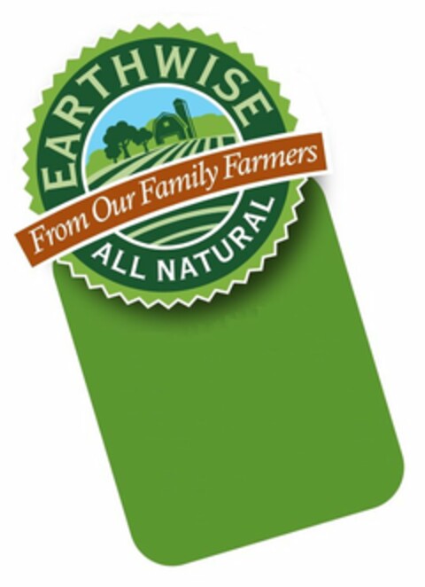 EARTHWISE ALL NATURAL FROM OUR FAMILY FARMERS Logo (USPTO, 04.02.2014)