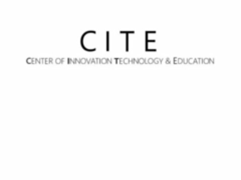 CITE CENTER OF INNOVATION TECHNOLOGY & EDUCATION Logo (USPTO, 10.02.2014)