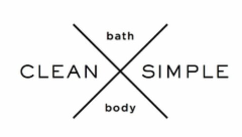 CLEAN SIMPLE BATH BODY Logo (USPTO, 06/16/2014)