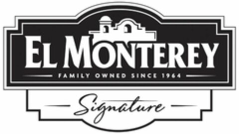 EL MONTEREY FAMILY OWNED SINCE 1964 SIGNATURE Logo (USPTO, 16.06.2014)