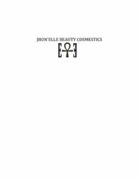 JHON'ELLE BEAUTY COSMETICS EE Logo (USPTO, 08/15/2014)