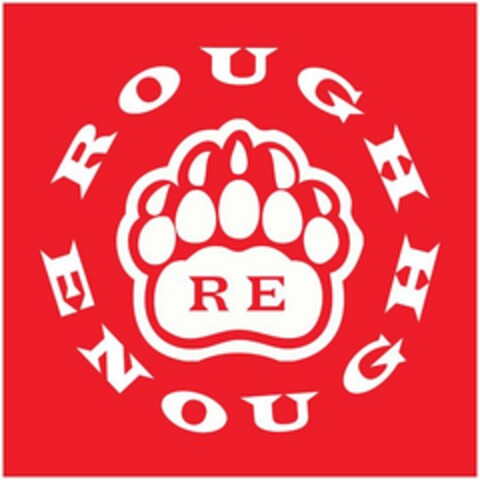 RE ROUGH ENOUGH Logo (USPTO, 27.08.2014)