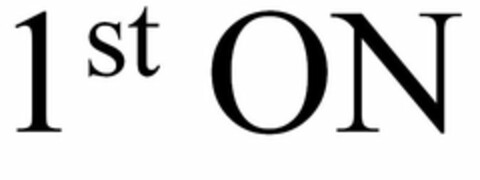 1ST ON Logo (USPTO, 16.09.2014)