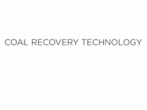 COAL RECOVERY TECHNOLOGY Logo (USPTO, 16.10.2014)