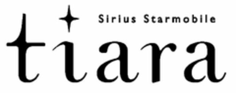 SIRIUS STARMOBILE TIARA Logo (USPTO, 24.12.2014)