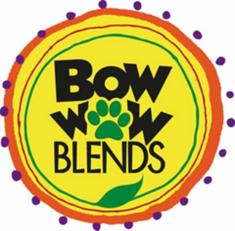 BOW WOW BLENDS Logo (USPTO, 30.08.2015)