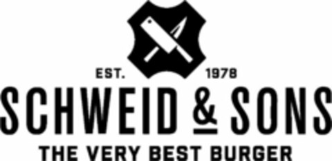 SCHWEID & SONS THE VERY BEST BURGER EST. 1978 Logo (USPTO, 02.10.2015)