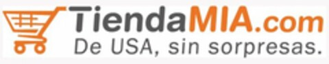 TIENDAMIA.COM DE USA, SIN SORPRESAS. Logo (USPTO, 29.10.2015)